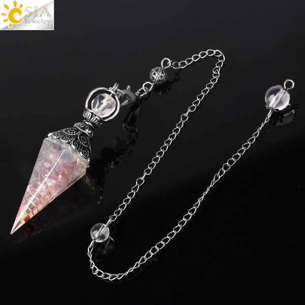 Mixed Crystal Dowsing Pendulum-ToShay.org