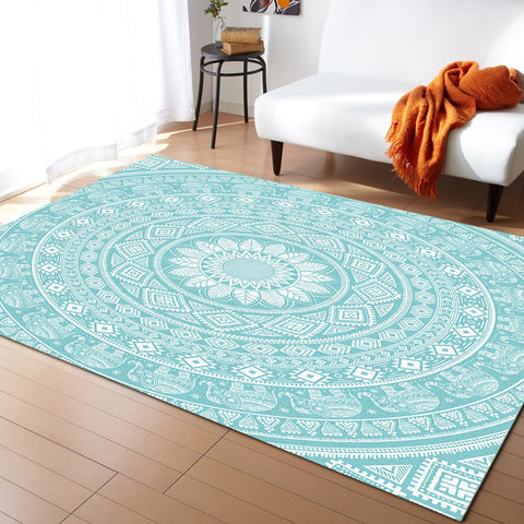 Blue Mandala Carpet-ToShay.org