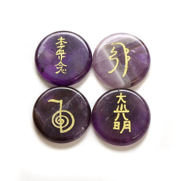 Mixed Crystal Reiki Palm Stones-ToShay.org