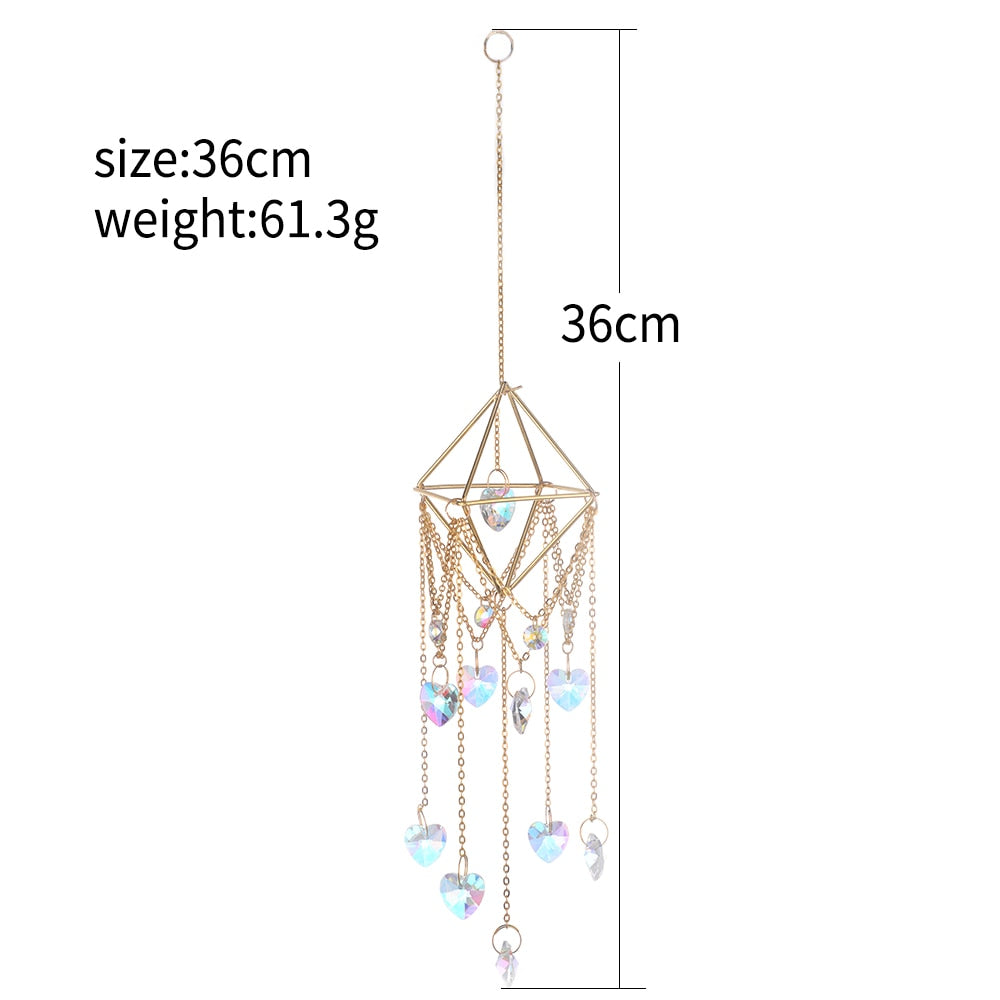 Heart Crystal Hanging Sun Catcher-ToShay.org
