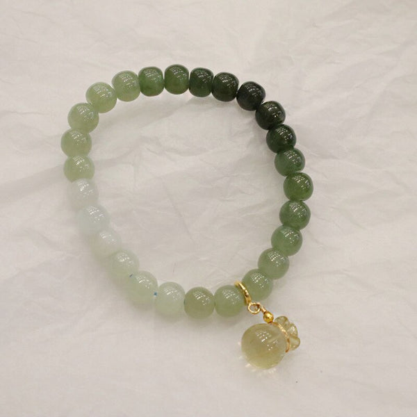 Green Jade Bead Bracelets-ToShay.org