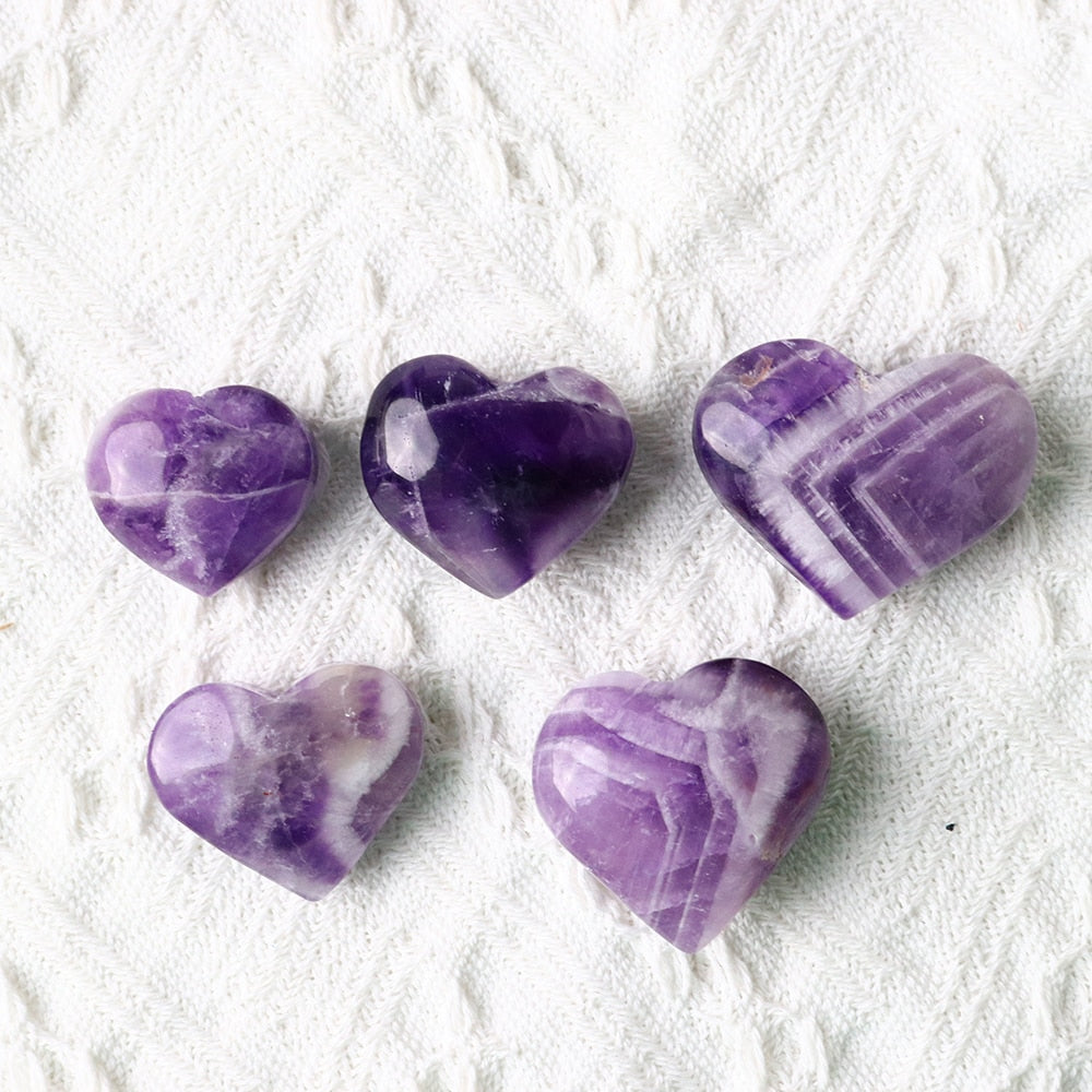 Purple Dream Amethyst Heart-ToShay.org