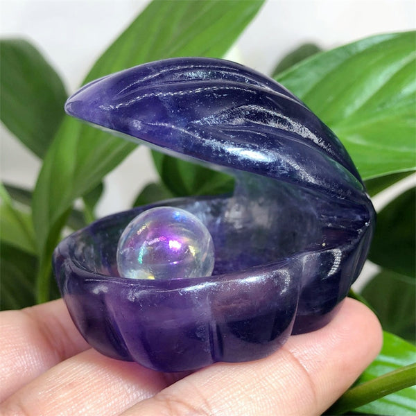 Purple Fluorite Pearl Shell-ToShay.org