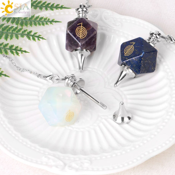 Mixed Reiki Crystal Dowsing Pendulum-ToShay.org
