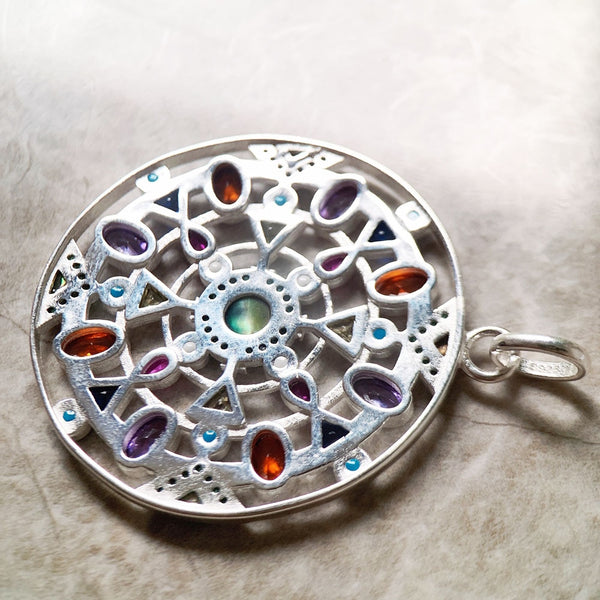 Silver Jewel Pendant-ToShay.org