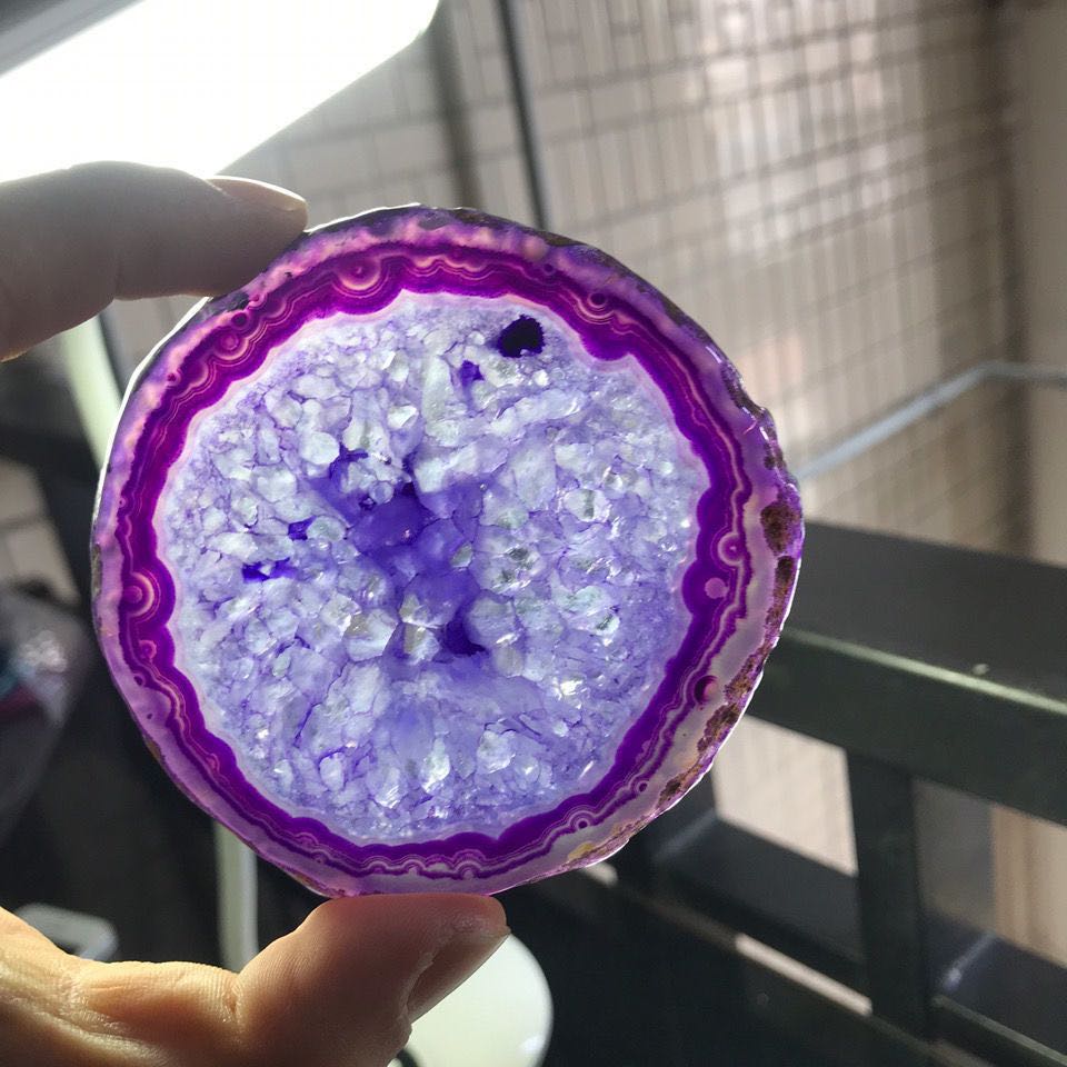 Mixed Agate Geode Slice-ToShay.org
