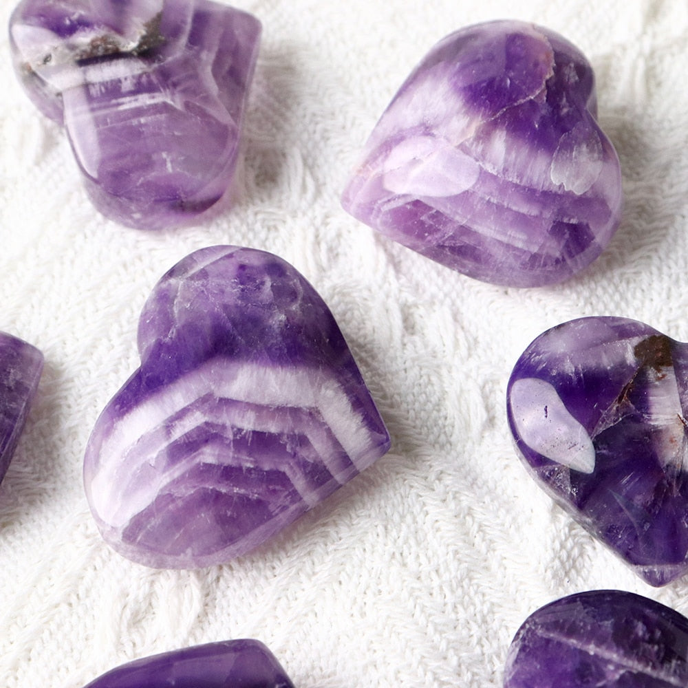 Purple Dream Amethyst Heart-ToShay.org
