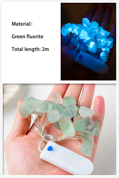 Mixed Quartz Crystal LED Lights-ToShay.org