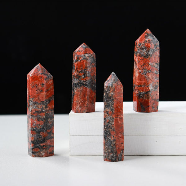 Red Katophorite Stone Point-ToShay.org