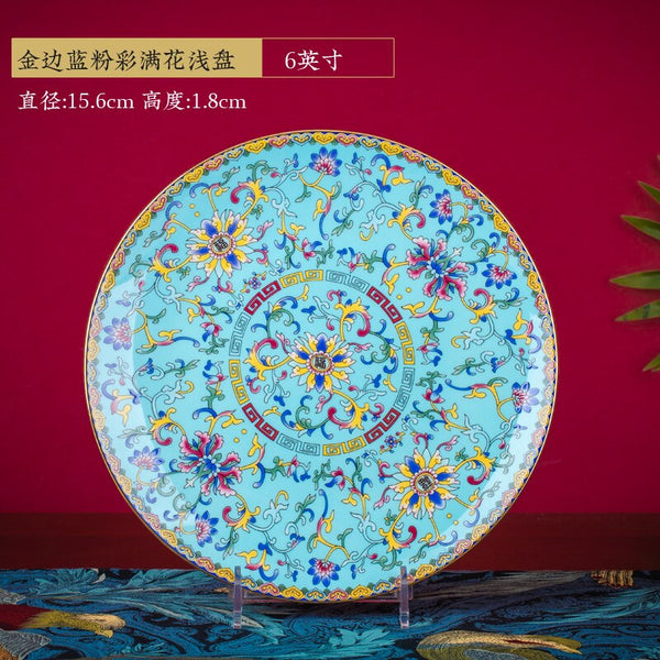 Enamel Ceramic Plate-ToShay.org