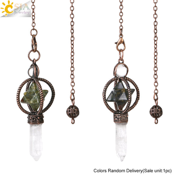 Crystal Merkaba Dowsing Pendulum-ToShay.org