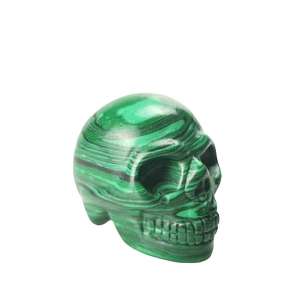 Green Malachite Skull-ToShay.org