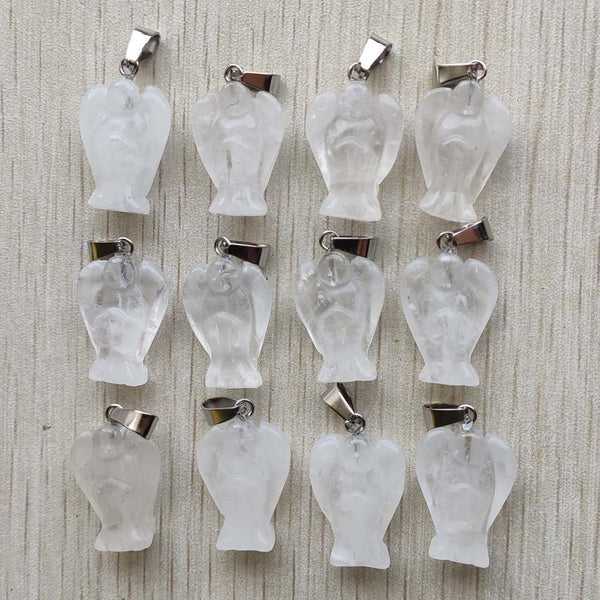 Mixed Crystal Angel Pendants-ToShay.org