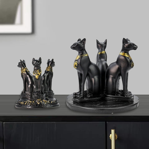 Black Cat Crystal Ball Stand-ToShay.org