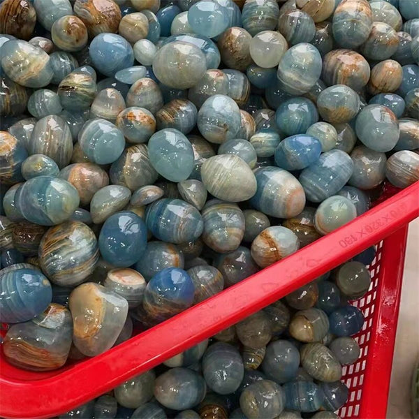 Blue Onyx Tumbled Stones-ToShay.org