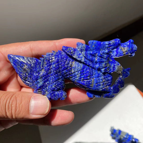 Blue Lapis Lazuli Dragon-ToShay.org