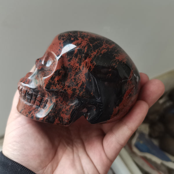 Red Obsidian Skull-ToShay.org