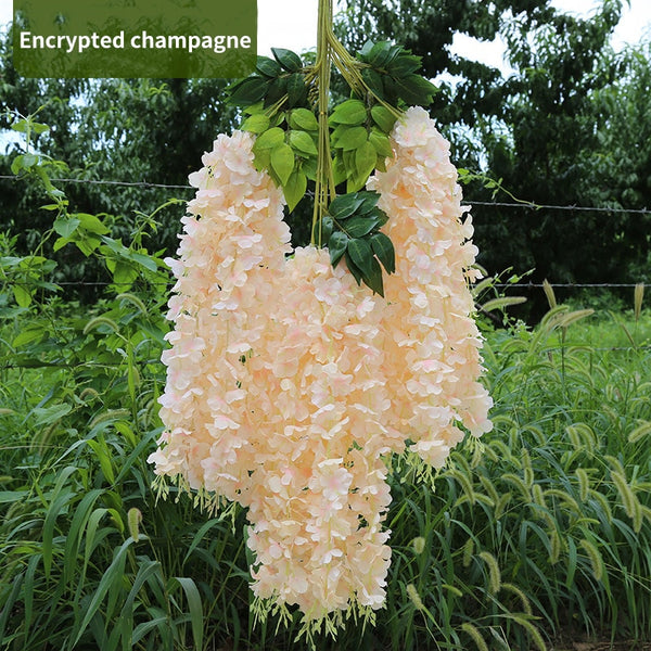 Wisteria Flower Hanging Wreath-ToShay.org