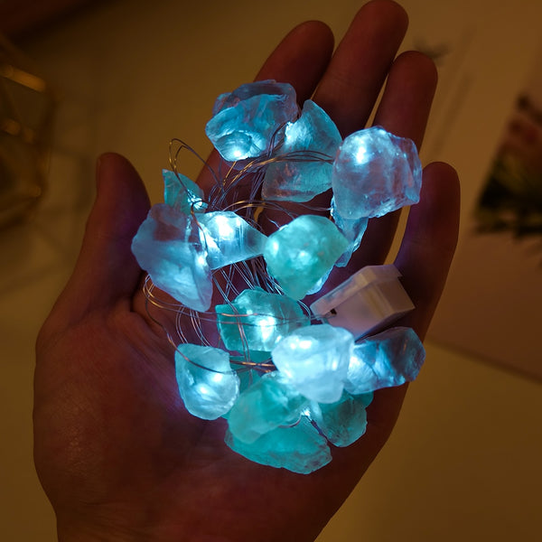 Mixed Quartz Crystal LED Lights-ToShay.org