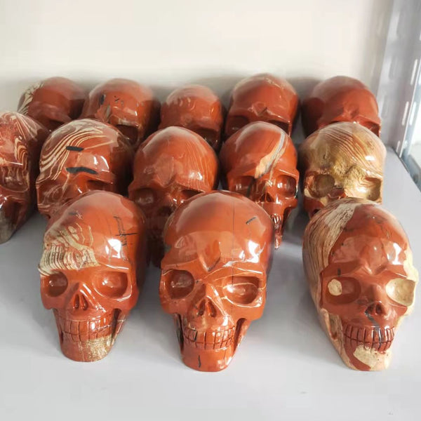 Red Jasper Skull-ToShay.org