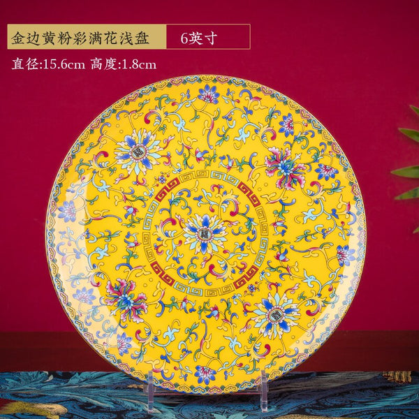 Enamel Ceramic Plate-ToShay.org