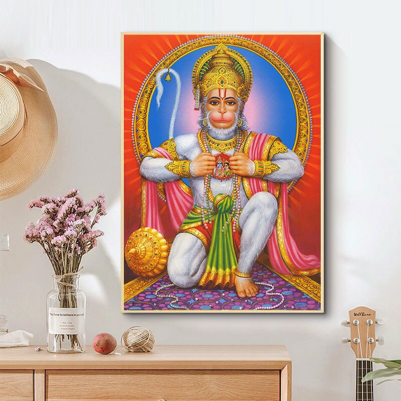 Indian Monkey God Wall Art-ToShay.org
