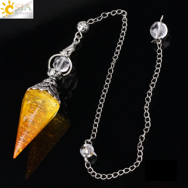 Mixed Crystal Dowsing Pendulum-ToShay.org