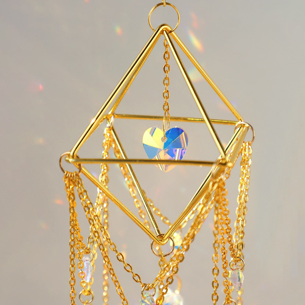 Heart Crystal Hanging Sun Catcher-ToShay.org
