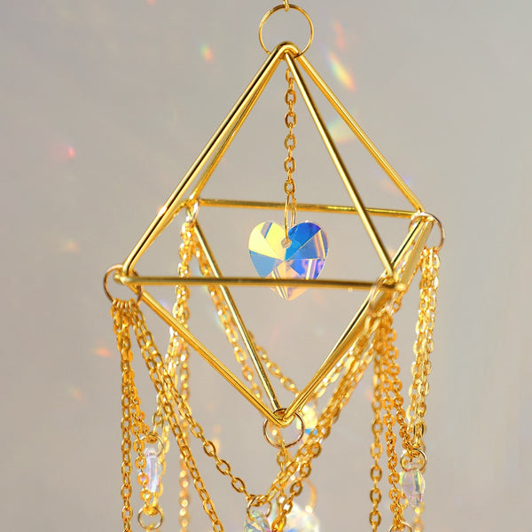 Heart Crystal Hanging Sun Catcher-ToShay.org