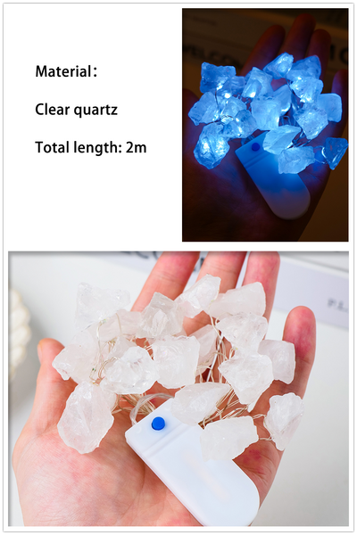 Mixed Quartz Crystal LED Lights-ToShay.org