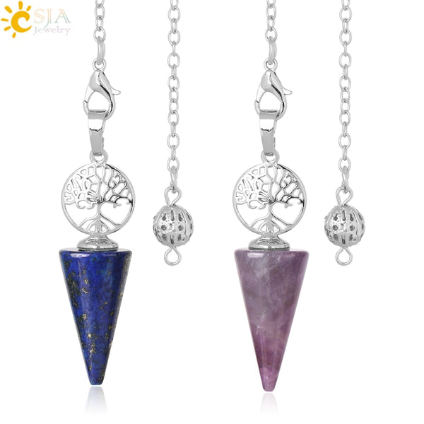 Mixed Crystal Dowsing Pendulums-ToShay.org