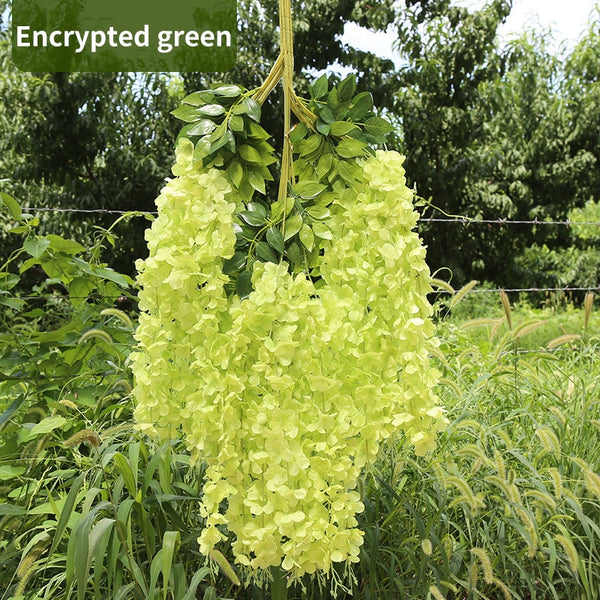 Wisteria Flower Hanging Wreath-ToShay.org