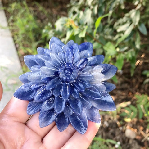 Blue Aventurine Flower-ToShay.org