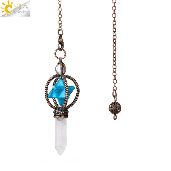 Crystal Merkaba Dowsing Pendulum-ToShay.org