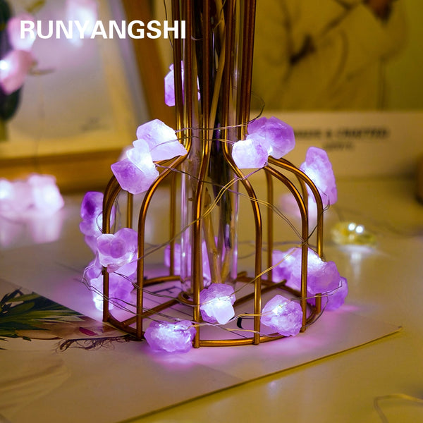Mixed Quartz Crystal LED Lights-ToShay.org