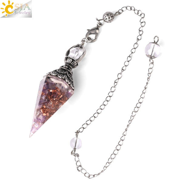 Mixed Crystal Dowsing Pendulum-ToShay.org