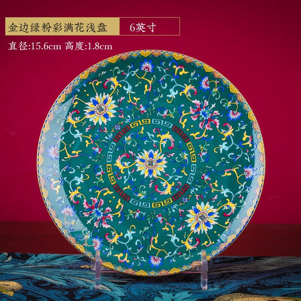 Enamel Ceramic Plate-ToShay.org