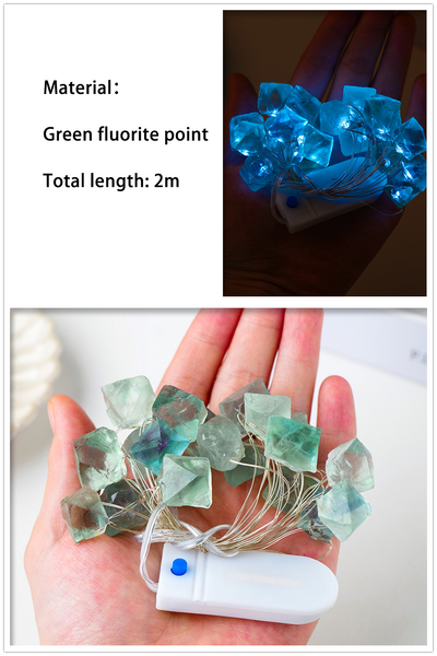 Mixed Quartz Crystal LED Lights-ToShay.org