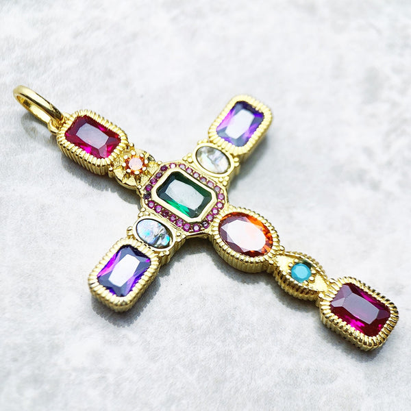 Jewel Cross Pendant-ToShay.org