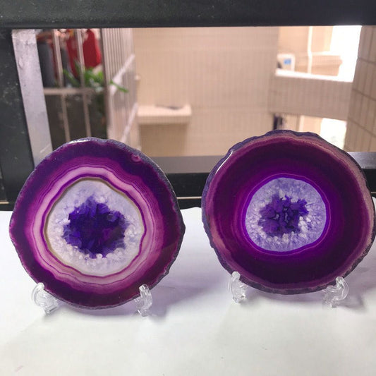 Mixed Agate Geode Slice-ToShay.org