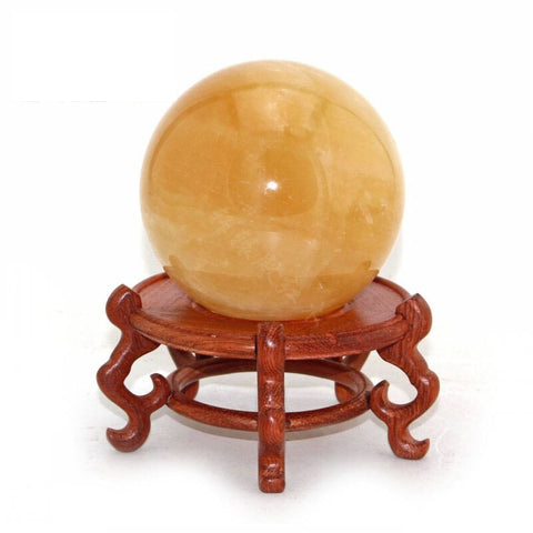 Wood Crystal Ball Stand-ToShay.org