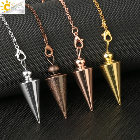 Metal Cone Dowsing Pendulums-ToShay.org