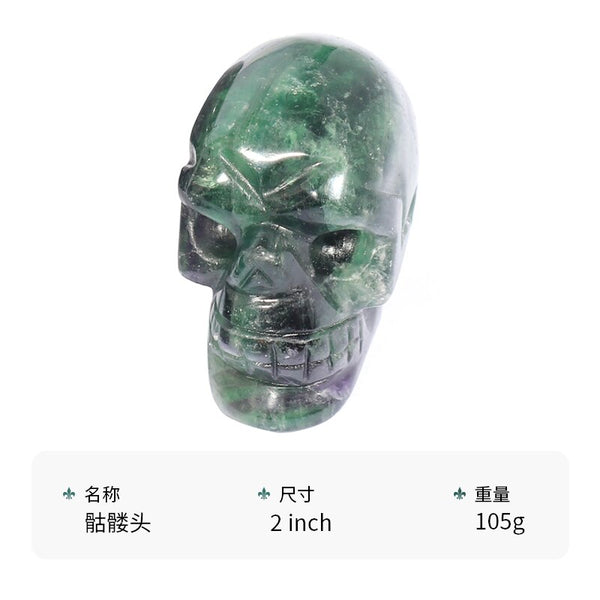 Green Fluorite Skull-ToShay.org
