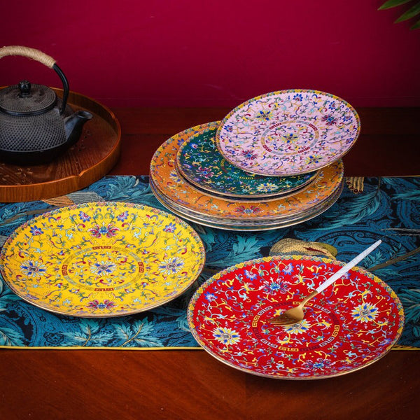 Enamel Ceramic Plate-ToShay.org