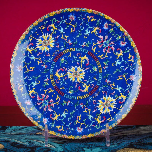 Enamel Ceramic Plate-ToShay.org