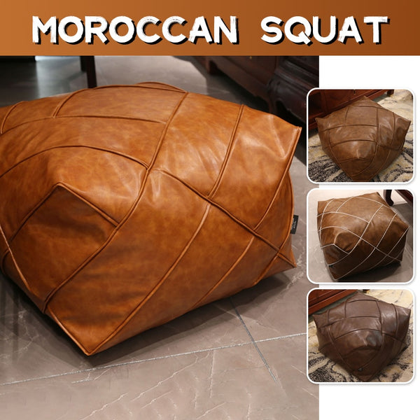 Moroccan Footstool Cover-ToShay.org