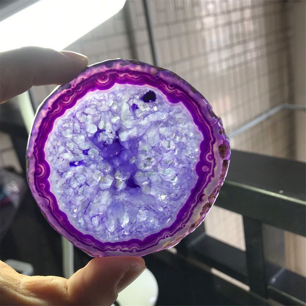 Mixed Agate Geode Slice-ToShay.org