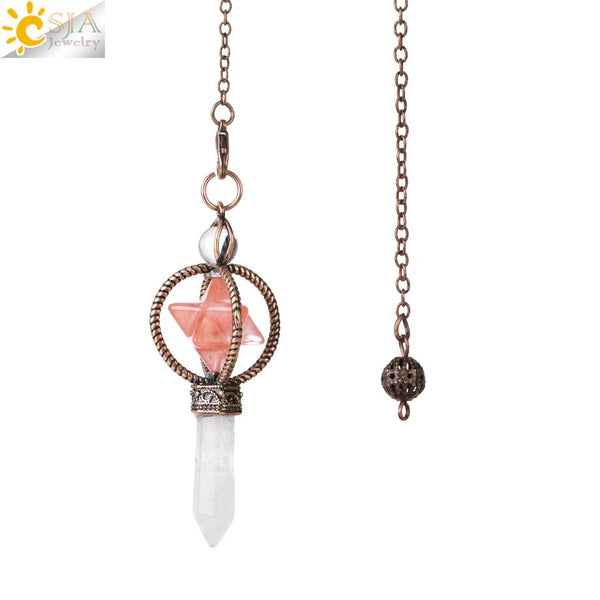 Crystal Merkaba Dowsing Pendulum-ToShay.org