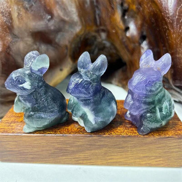 Purple Fluorite Rabbit-ToShay.org