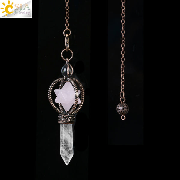 Crystal Merkaba Dowsing Pendulum-ToShay.org